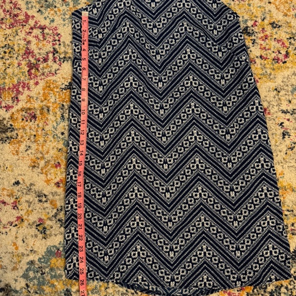 Pink Rose Women’s Blue & White Patterned Tank Top Dress Size Medium - Picture 10 of 11